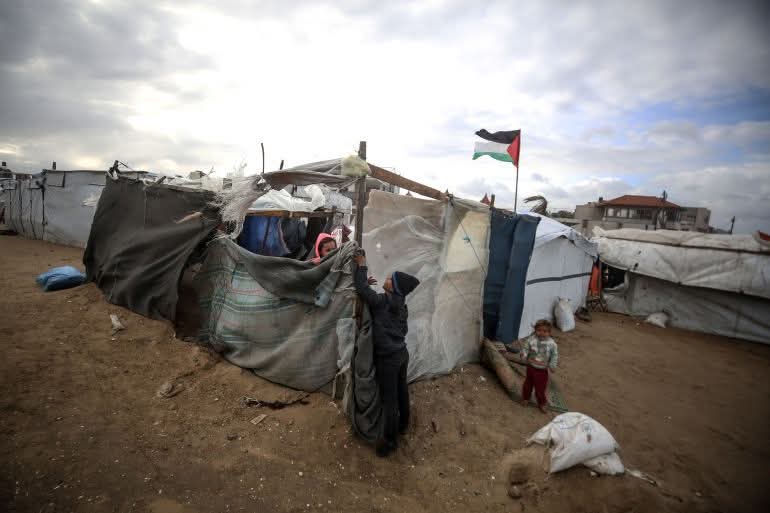 Displaced families in Gaza tents need prayers and support