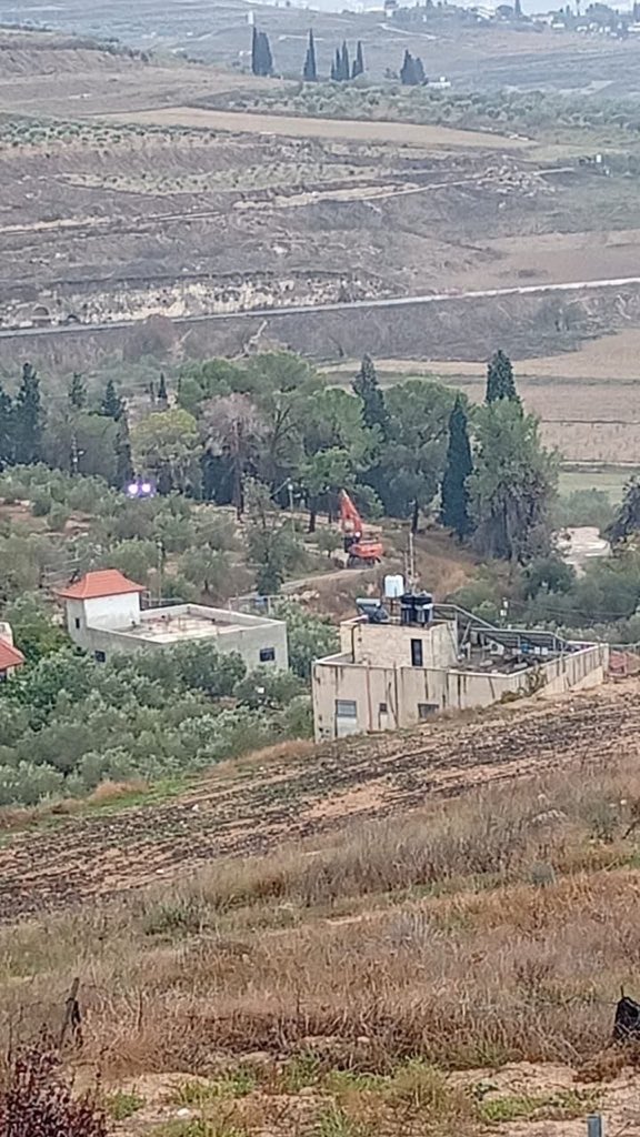 Israeli forces destroy farms and uproot olive trees in West Bank
