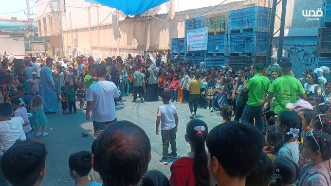 Gaza children celebrate Eid al-Adha despite Israeli bombardment
