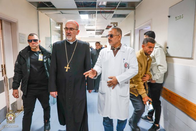 Cardinal Pizzaballa visits Gaza hospital amid severe medical shortages