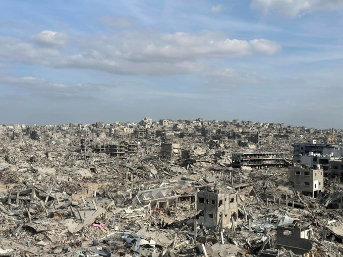 Jabalia camp destroyed by Israeli forces during Gaza conflict