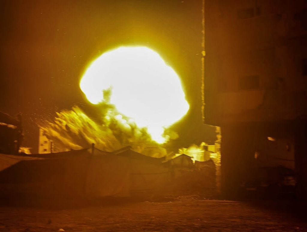 Israeli military detonates eight explosive robots in Gaza city southern areas