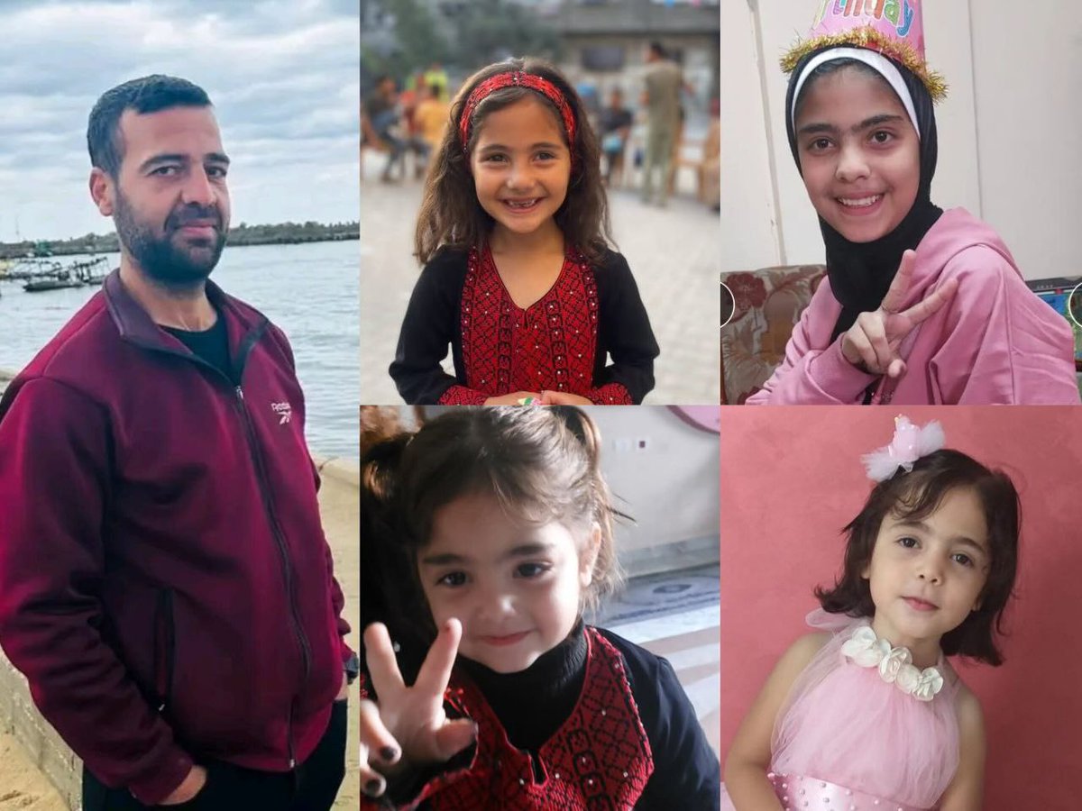Father and Four Daughters Killed in Gaza Strike