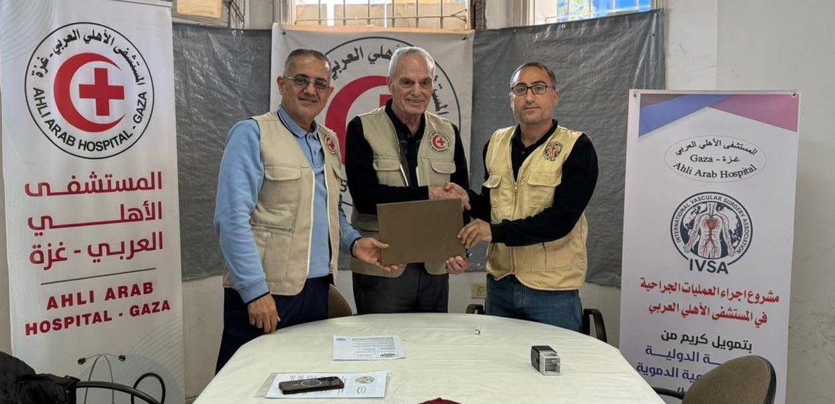 Gaza: Al-Ahli Hospital Partners with Vascular Surgery Society
