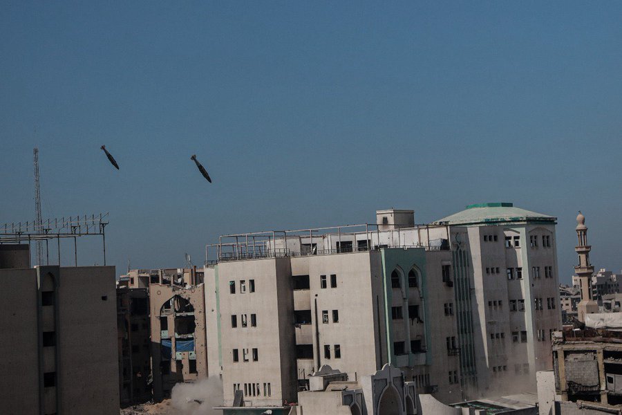 Israeli military strikes Islamic University building sheltering displaced Palestinians