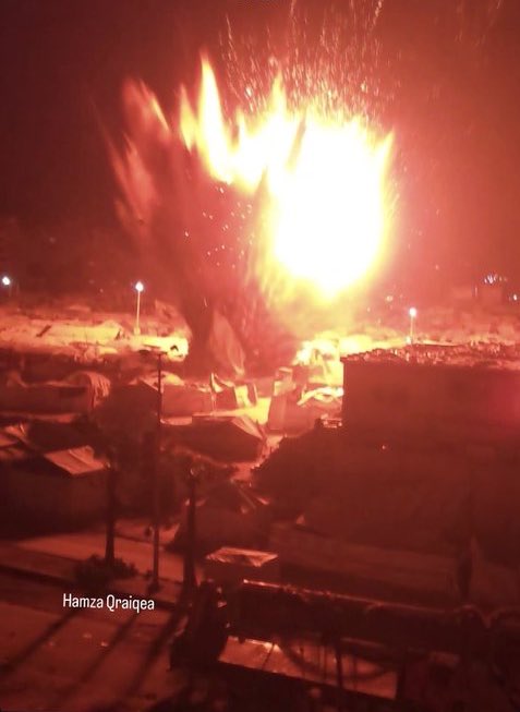 Israeli Bombardment Image Shared from Gaza Today