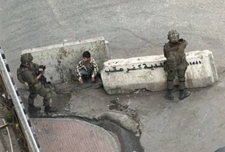 Israeli forces accused of taking Palestinian child hostage in Qalandia raid