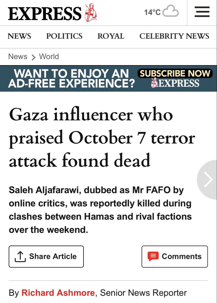 Journalist Killed by Israeli Collaborators During Gaza Conflict