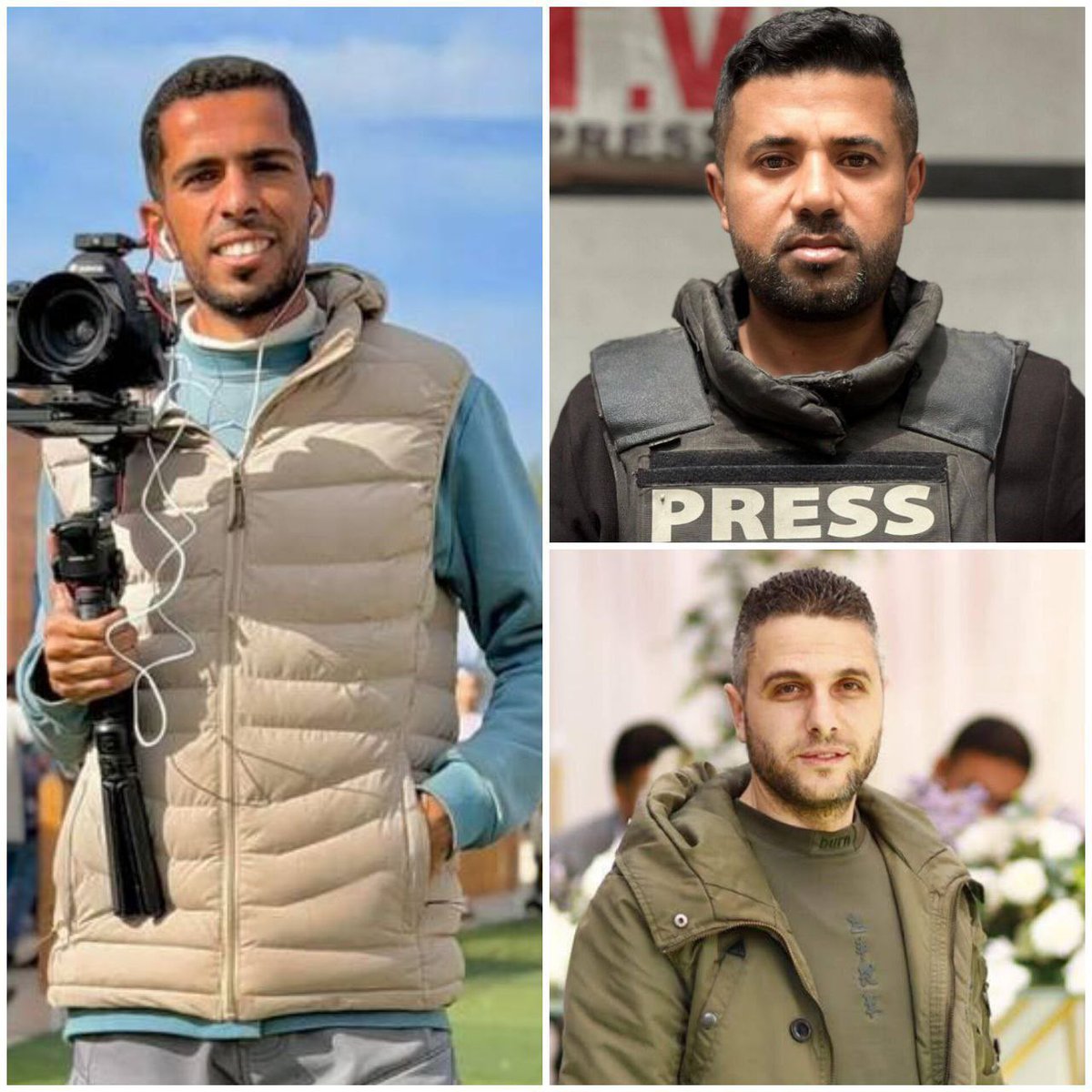 Israeli forces kill three journalists in central Gaza camps
