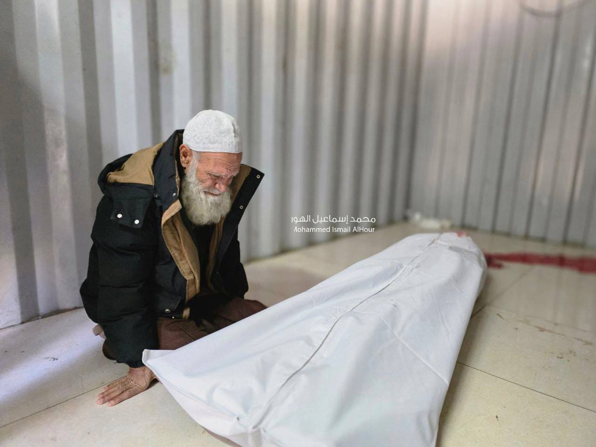 Palestinian father grieves son killed in Israeli airstrike Gaza