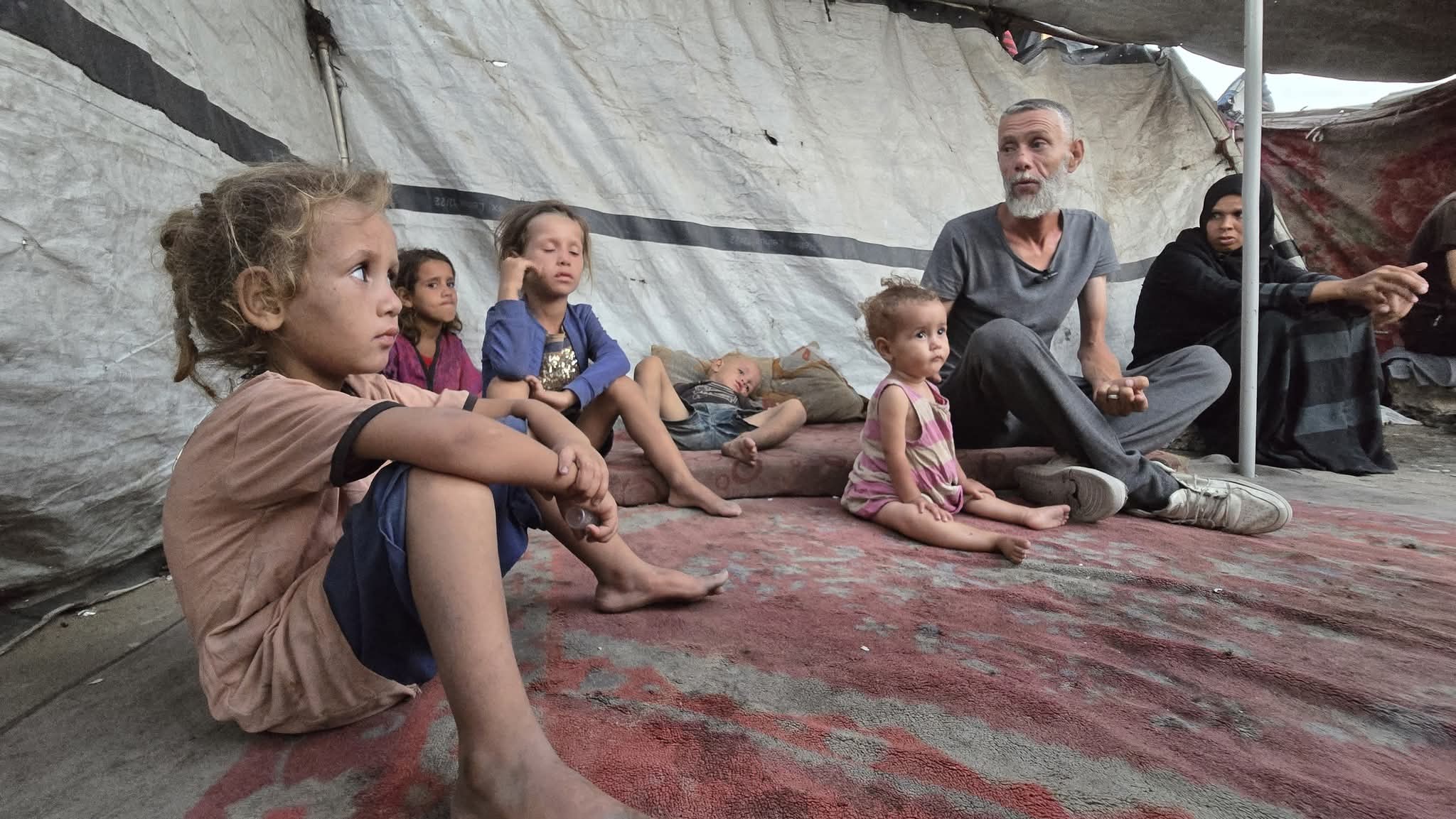Life in refugee tents: daily struggle for basic survival