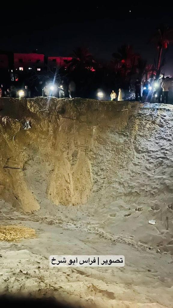 Deadly strike destroys tents in Gaza humanitarian zone