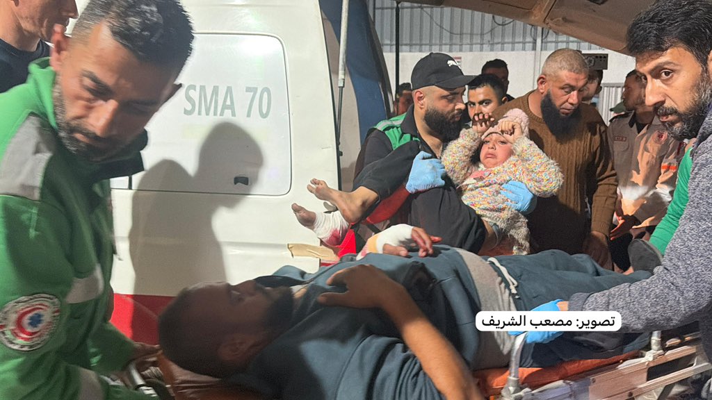 Three Displaced Children Wounded by Israeli Fire in Jabalia Gaza