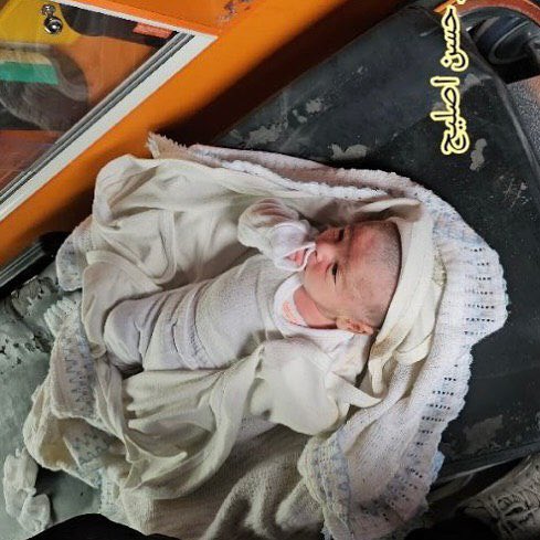 Baby girl rescued from rubble after losing both parents