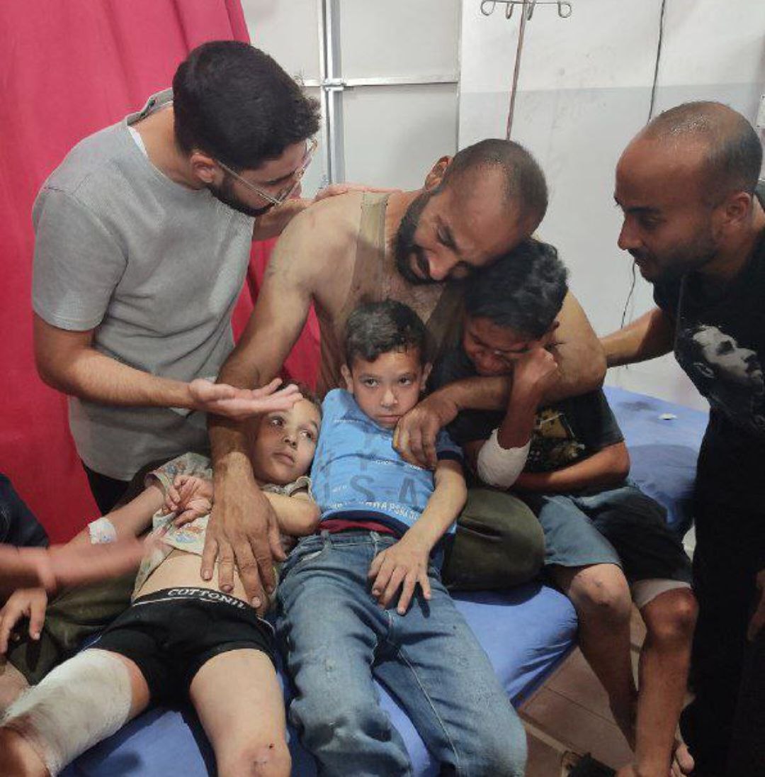 Father grieves family lost in Gaza Strip tent bombing