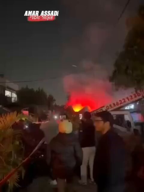 Destruction scenes after Iranian bombardment on Tel Aviv