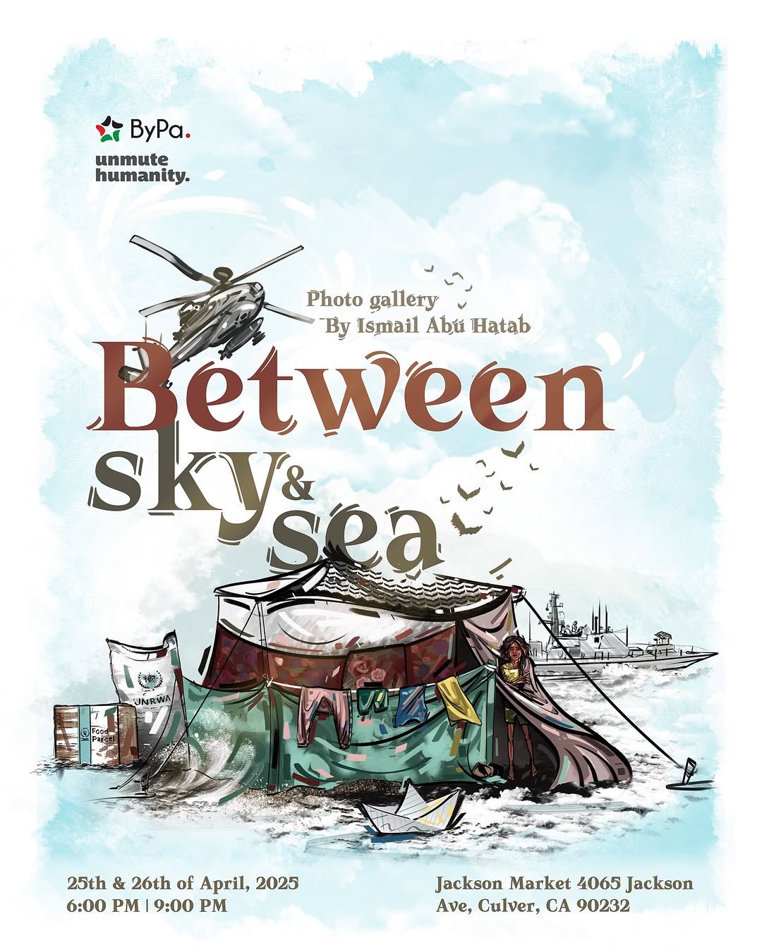 Between the Sky and the Sea Photography Exhibition by Ismail Abu Hatab
