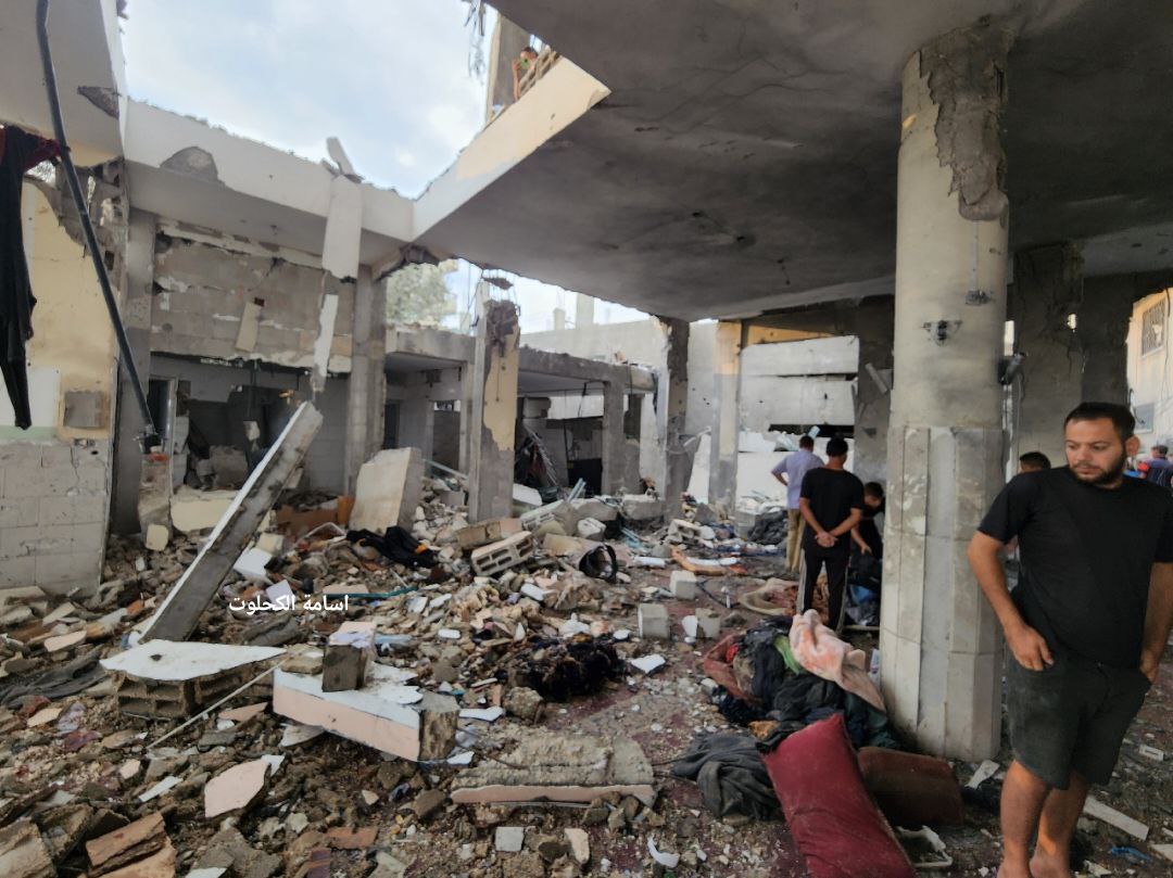 Mosque bombing near Al-Aqsa Hospital kills 21 displaced people