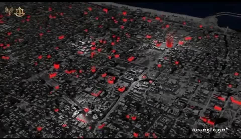 Occupation publishes map of residential towers targeted for destruction