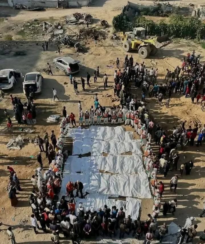 Family killed and buried together during Israeli-Palestinian conflict