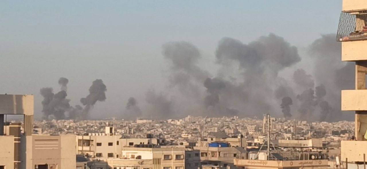 Beit Hanoun faces extremely heavy bombardment with over 40 airstrikes