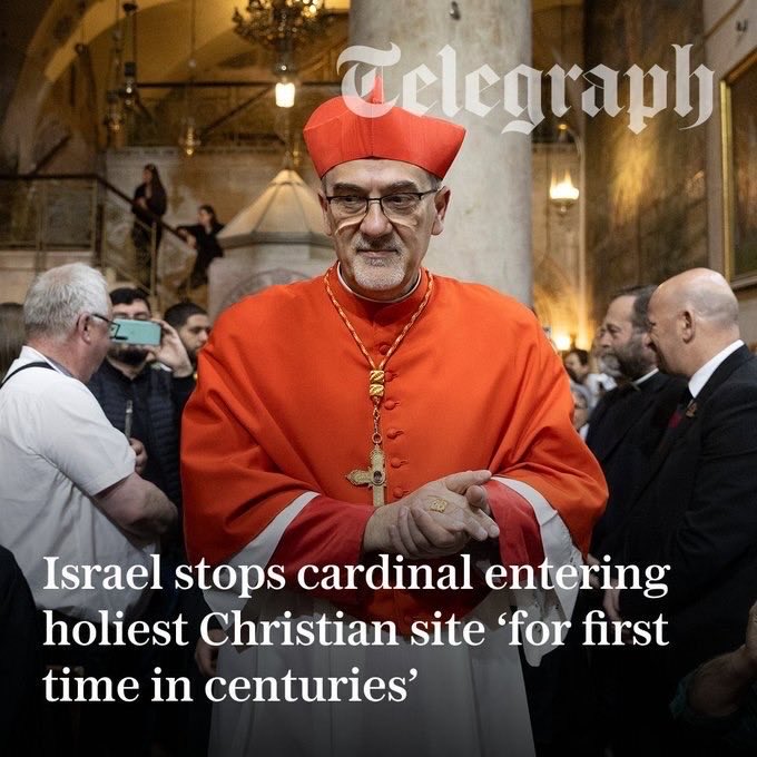 Israeli police prevent Cardinal Pizzaballa and Father Patton from entering