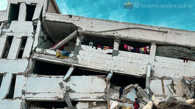 Northern Gaza: Children Sheltering in Rubble and Ruins