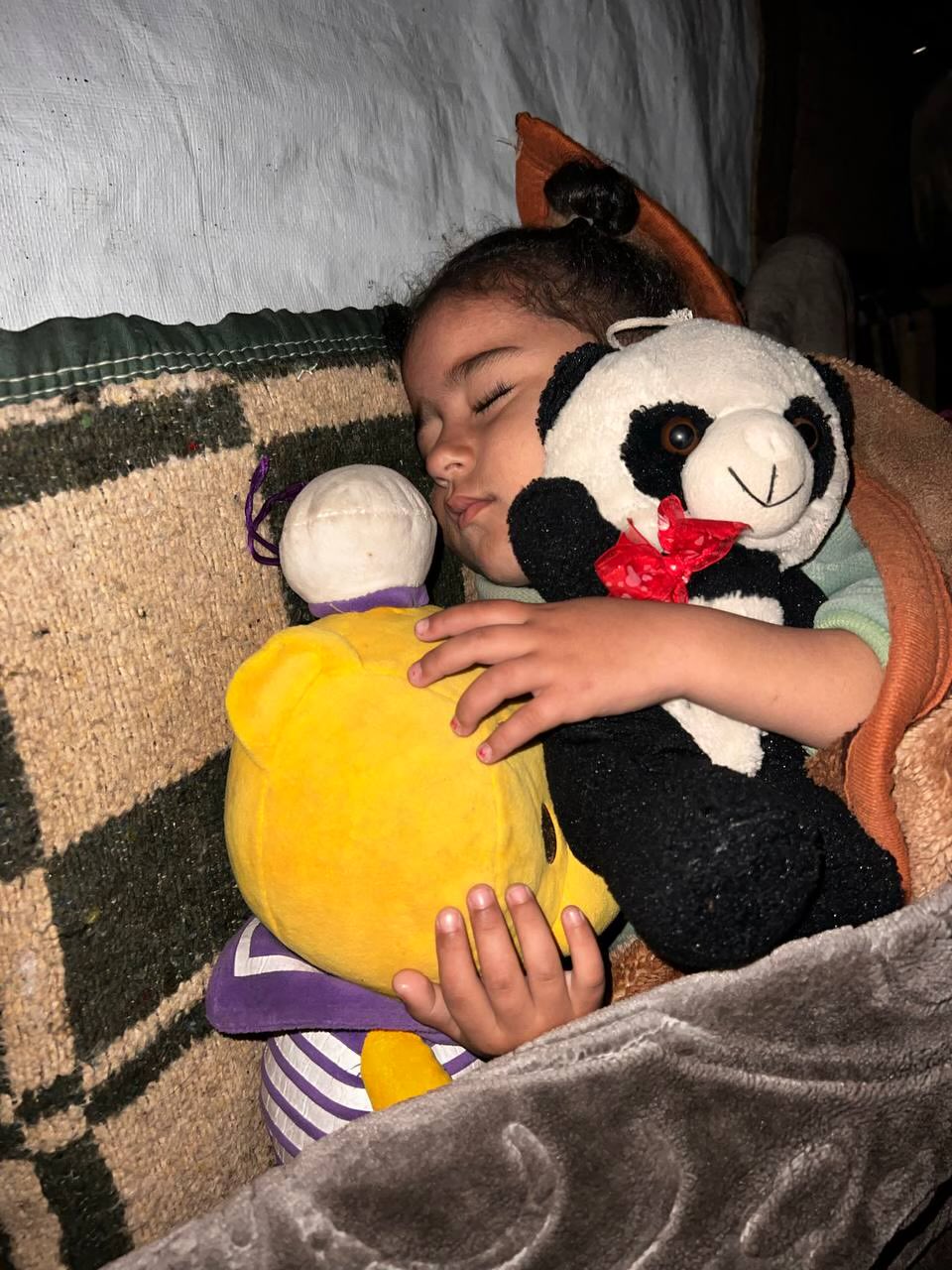 4-year-old Halima hugs toys instead of mother in Gaza