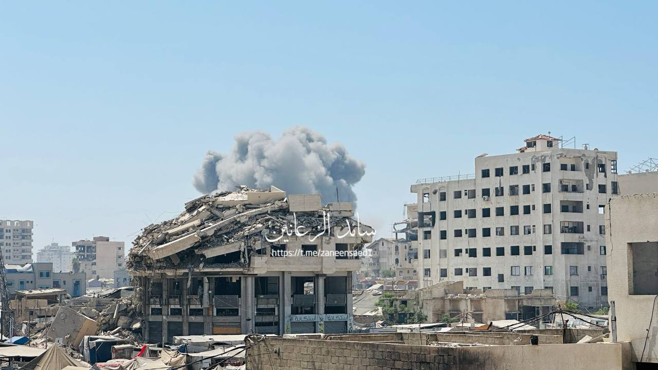Military operation targets Gaza City towers housing displaced families