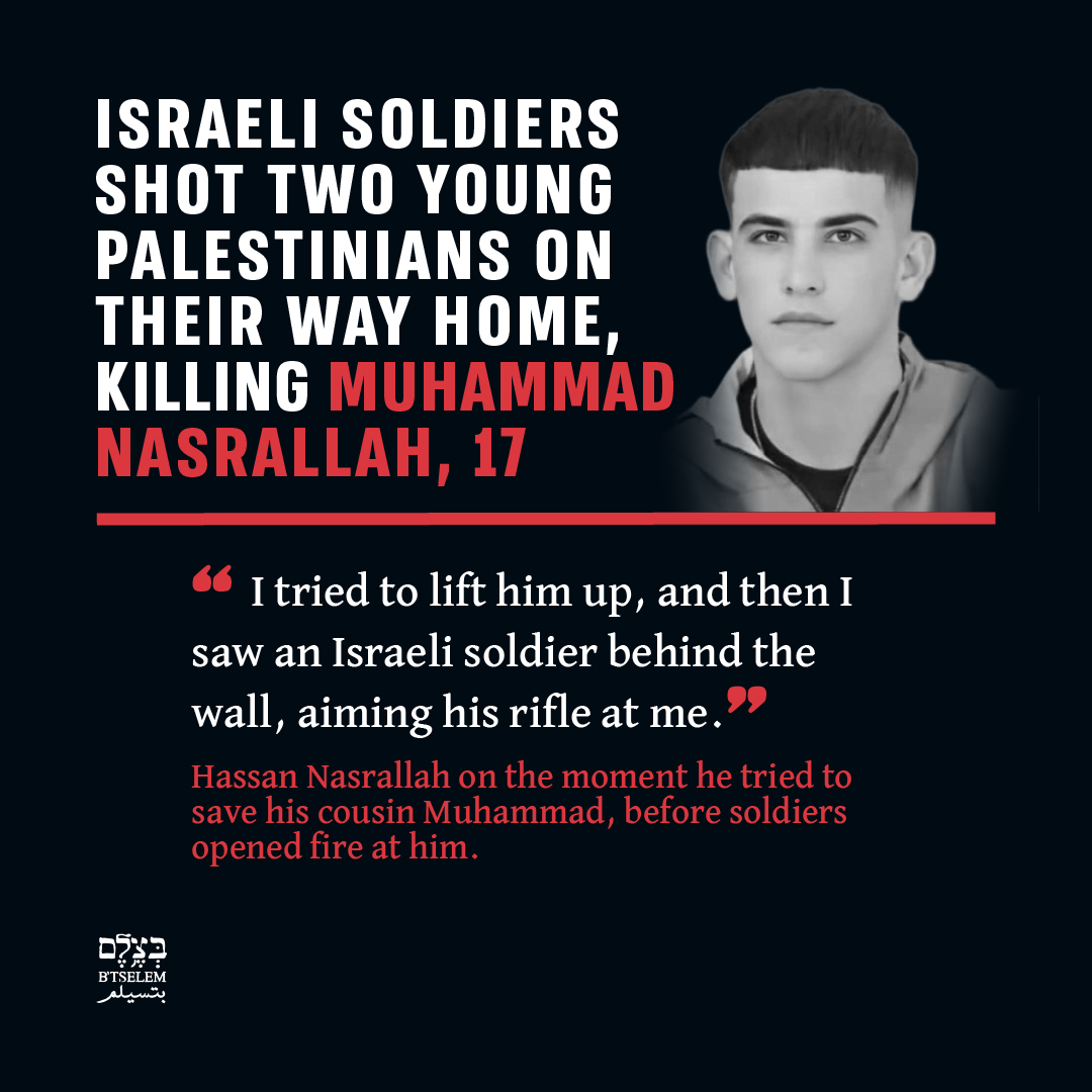 Israeli soldiers kill 17-year-old Palestinian in West Bank