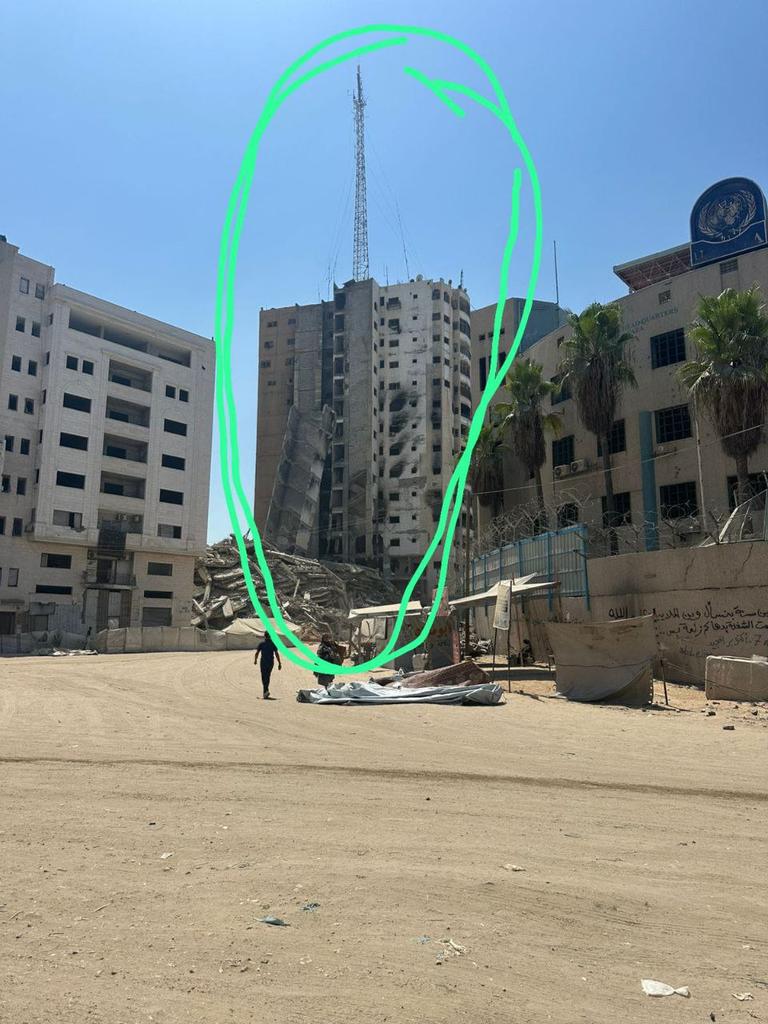 Gaza City towers bombed today, destroying children’s future and dreams