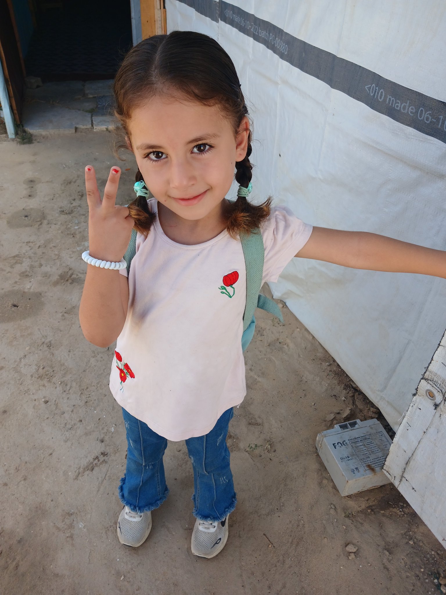 Layan Enrolls in Kindergarten Despite Ongoing War