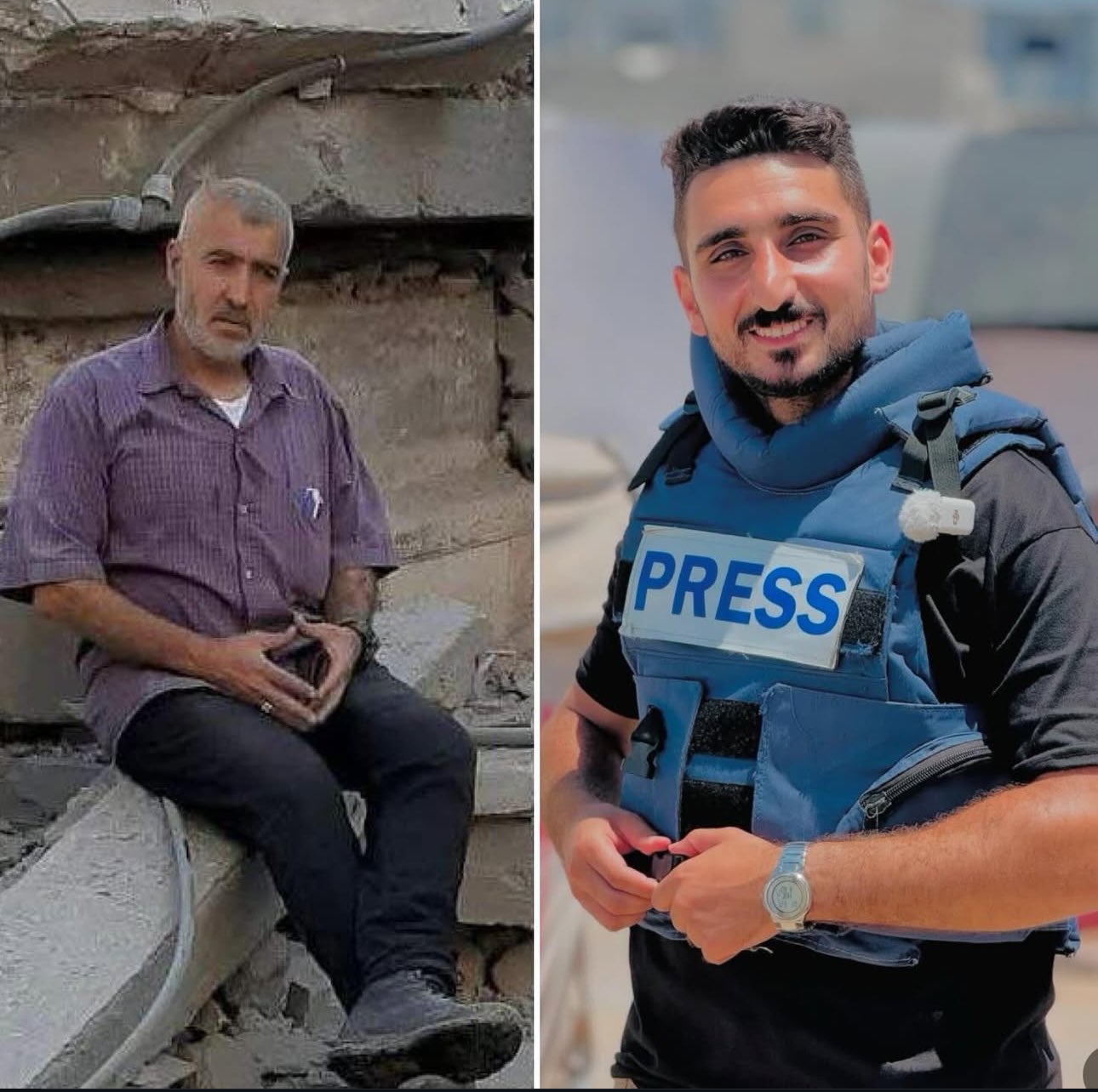 Father of Palestinian journalist killed in Israeli airstrike Gaza