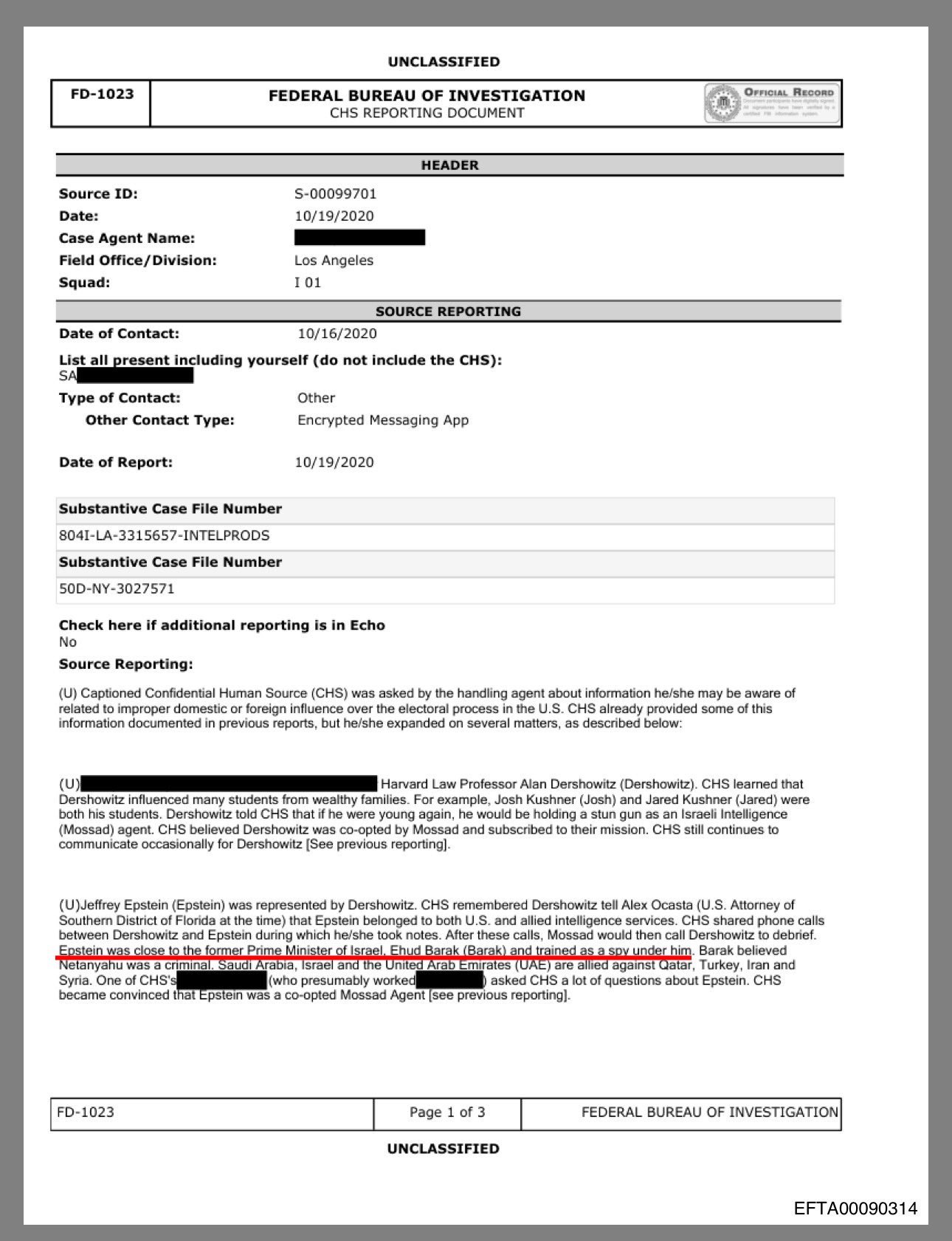 FBI Informant Claims Epstein Spied for Israel, Media Blames Russia