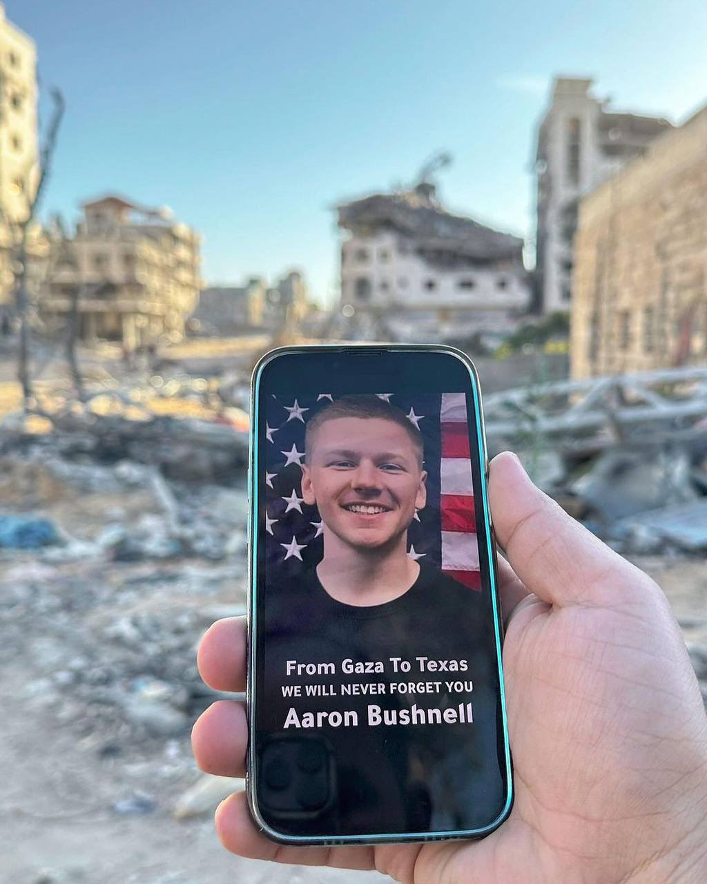 Gaza Pays Tribute to Aaron Bushnell Courageous Act