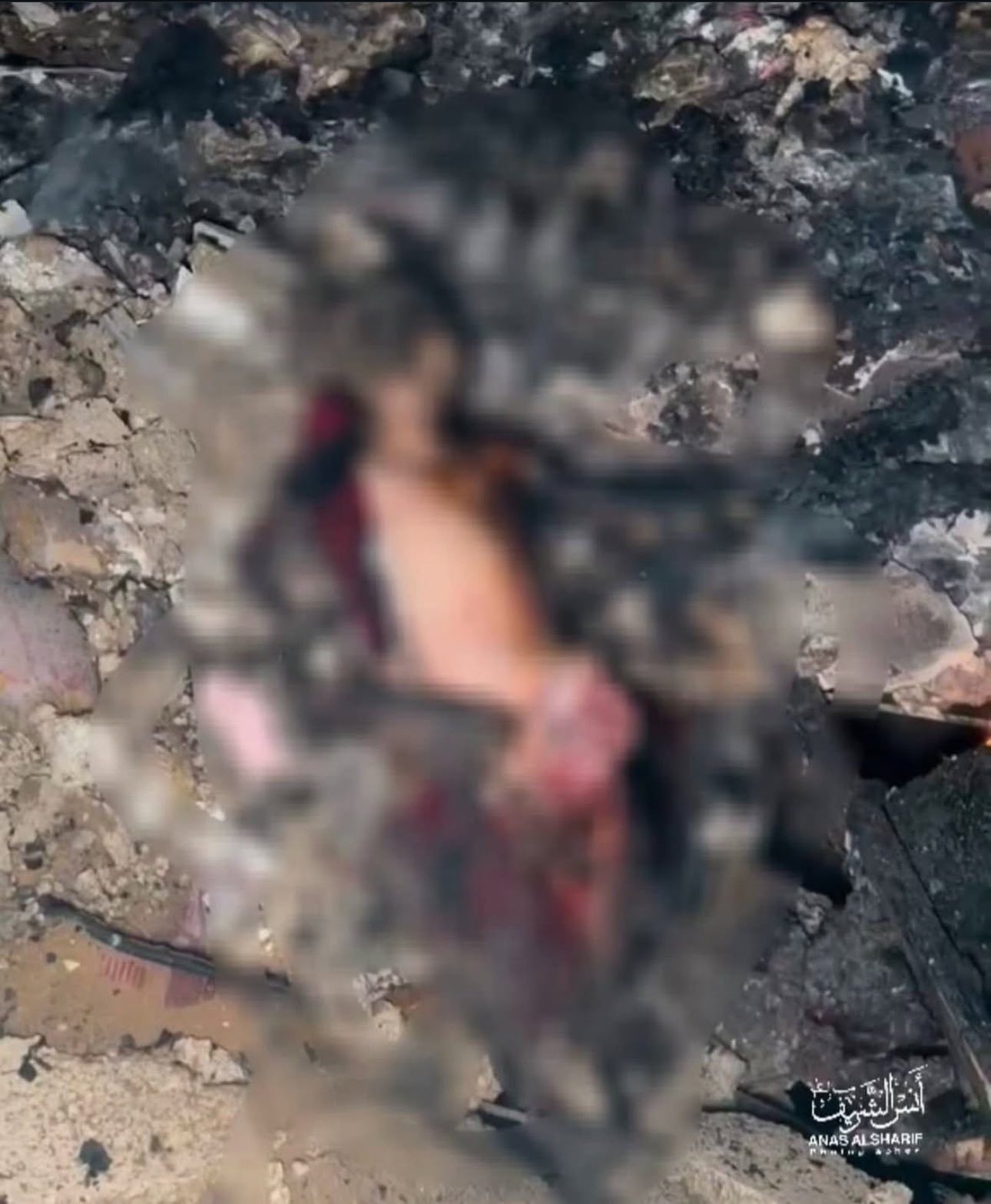 Palestinian Child Casualty from Israeli Airstrike in Gaza