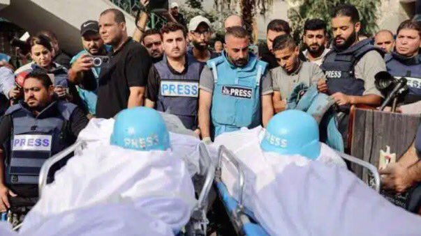 Gaza: 122 journalists killed since start of war