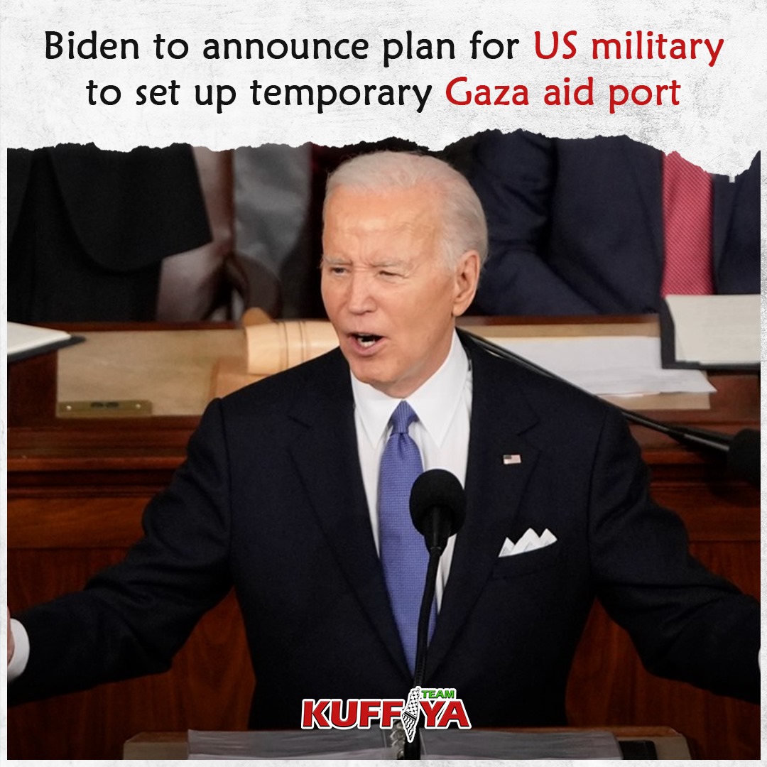 Biden Directs Military to Build Gaza Port for Aid