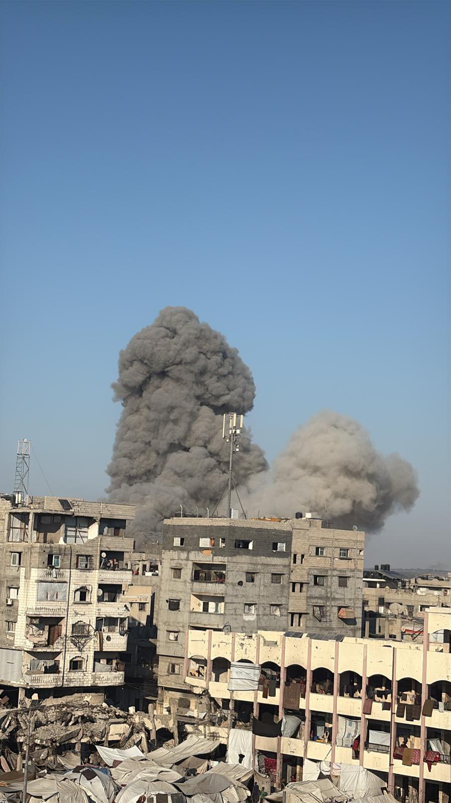 Two Killed in Israeli Bombing of Gaza City