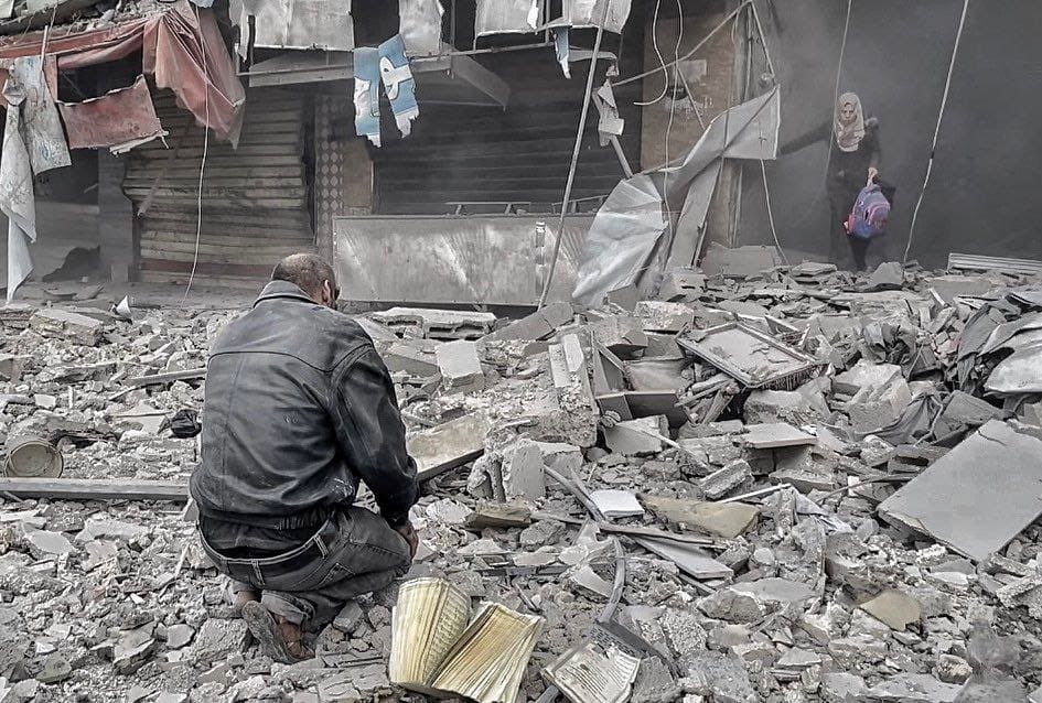 Palestinian Family Inspects Home After Israeli Military Withdrawal
