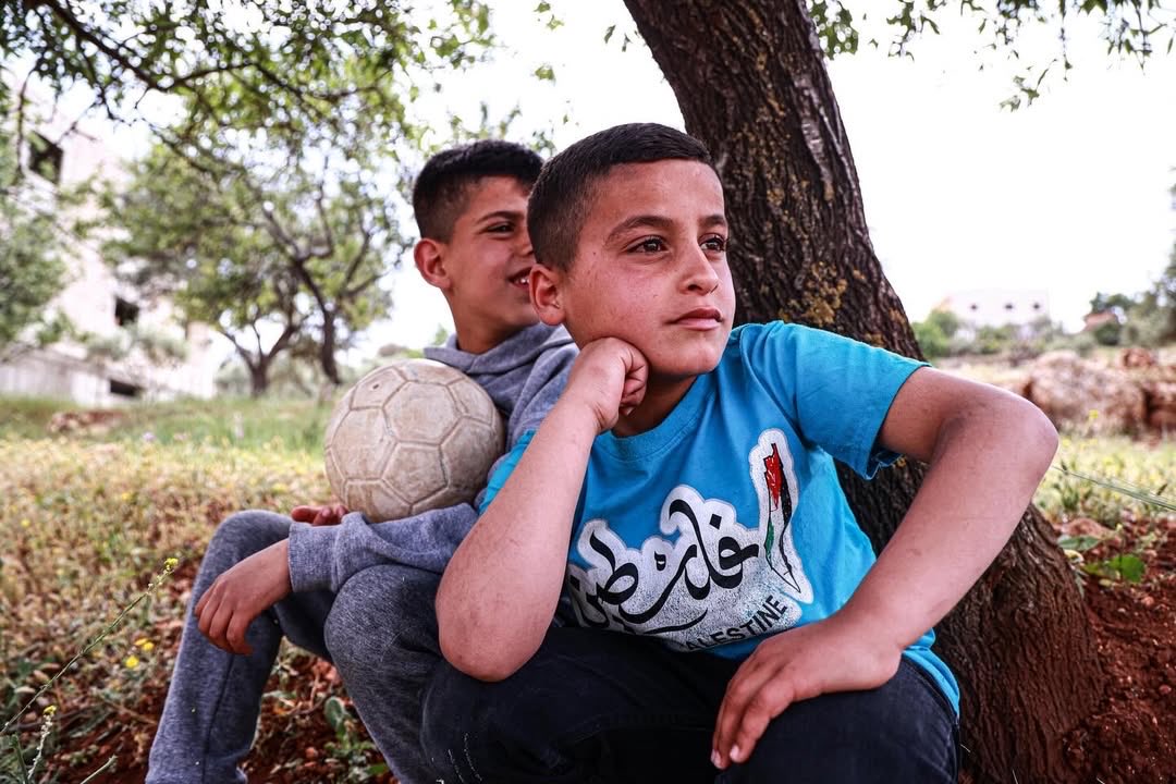 Occupation Forces Assault Two Children in Al-Mughayyir Village