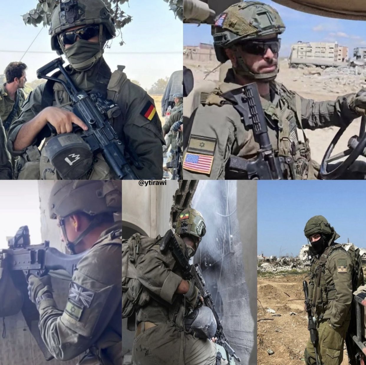 Israeli Soldiers from Multiple Nations Fighting in Gaza