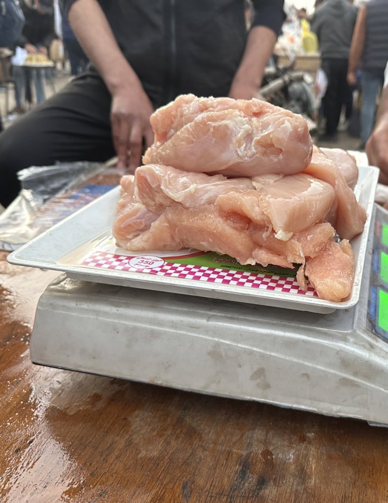 First chicken breast in Gaza after 144 days