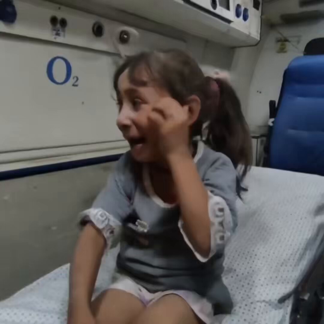Palestinian Girl Rescued from Rubble After Israeli Bombardment