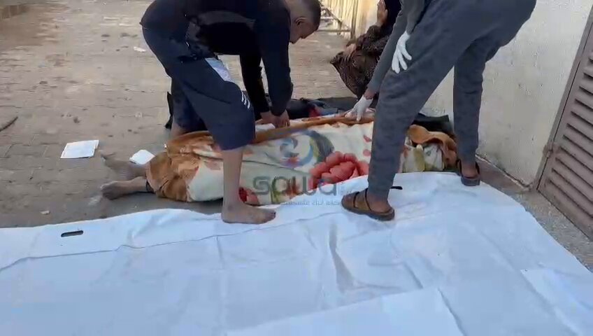 Israeli bombing of school in Al Nusairat refugee camp