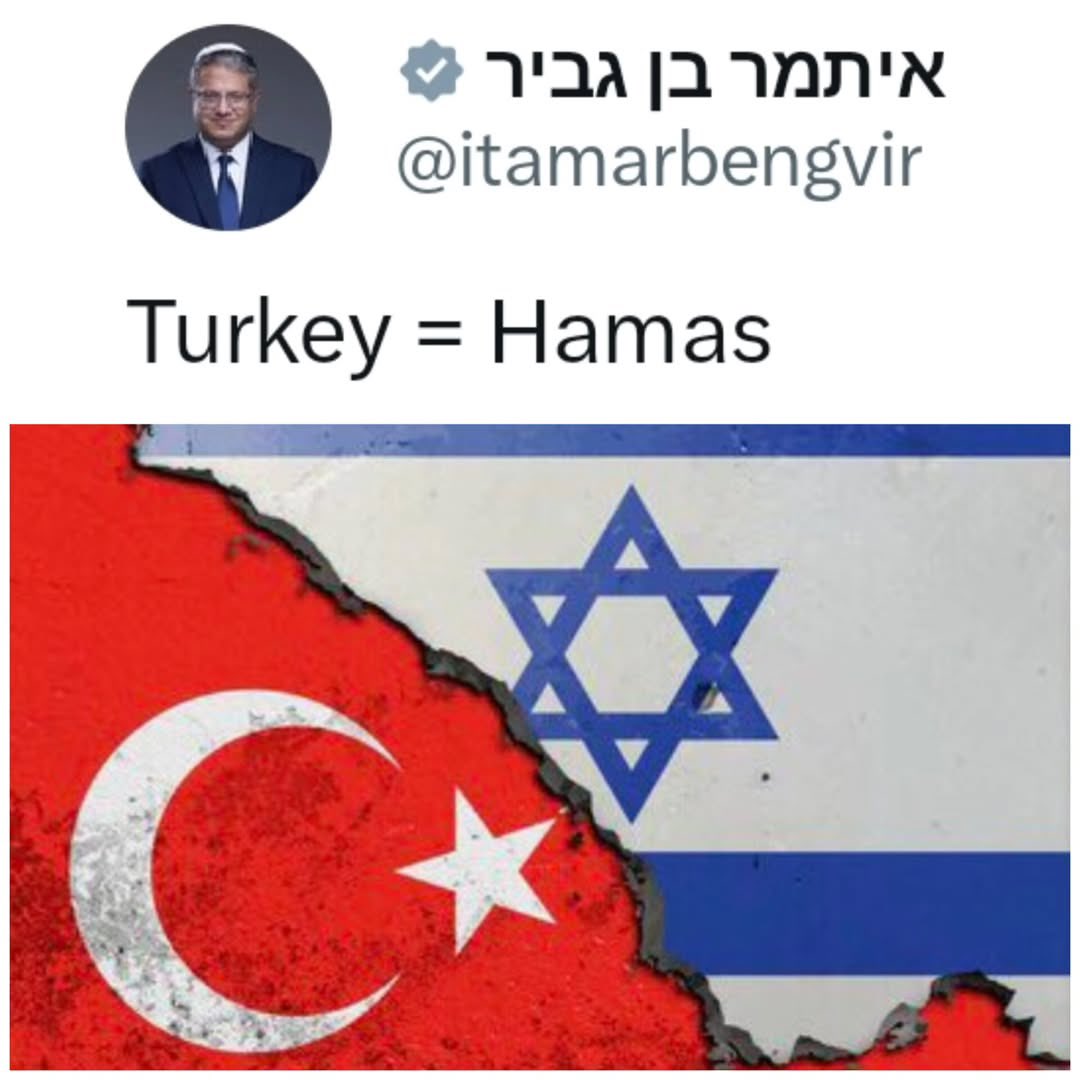 Ben Gvir responds to Turkey cutting Israeli economic ties