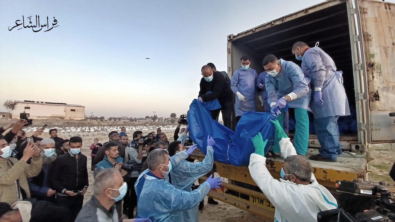 80 Palestinian Bodies Buried in Mass Grave in Rafah