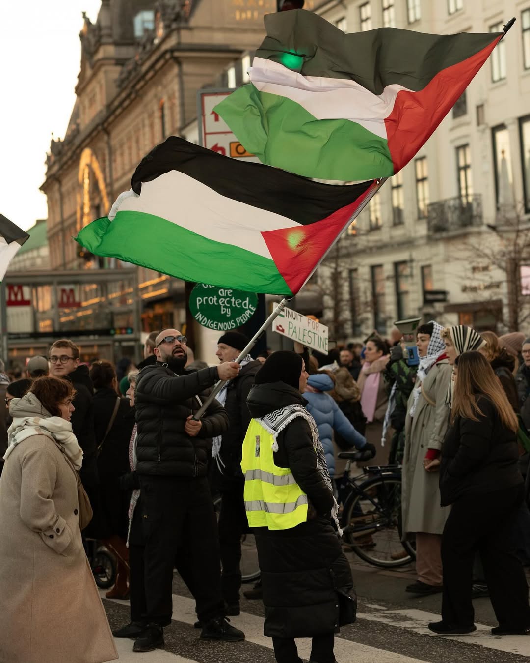 Solidarity activists in Copenhagen mark International Day with Palestinians