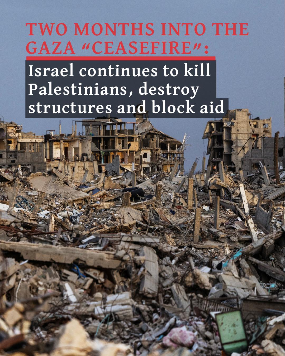 Israel continues strikes despite Gaza ceasefire agreement
