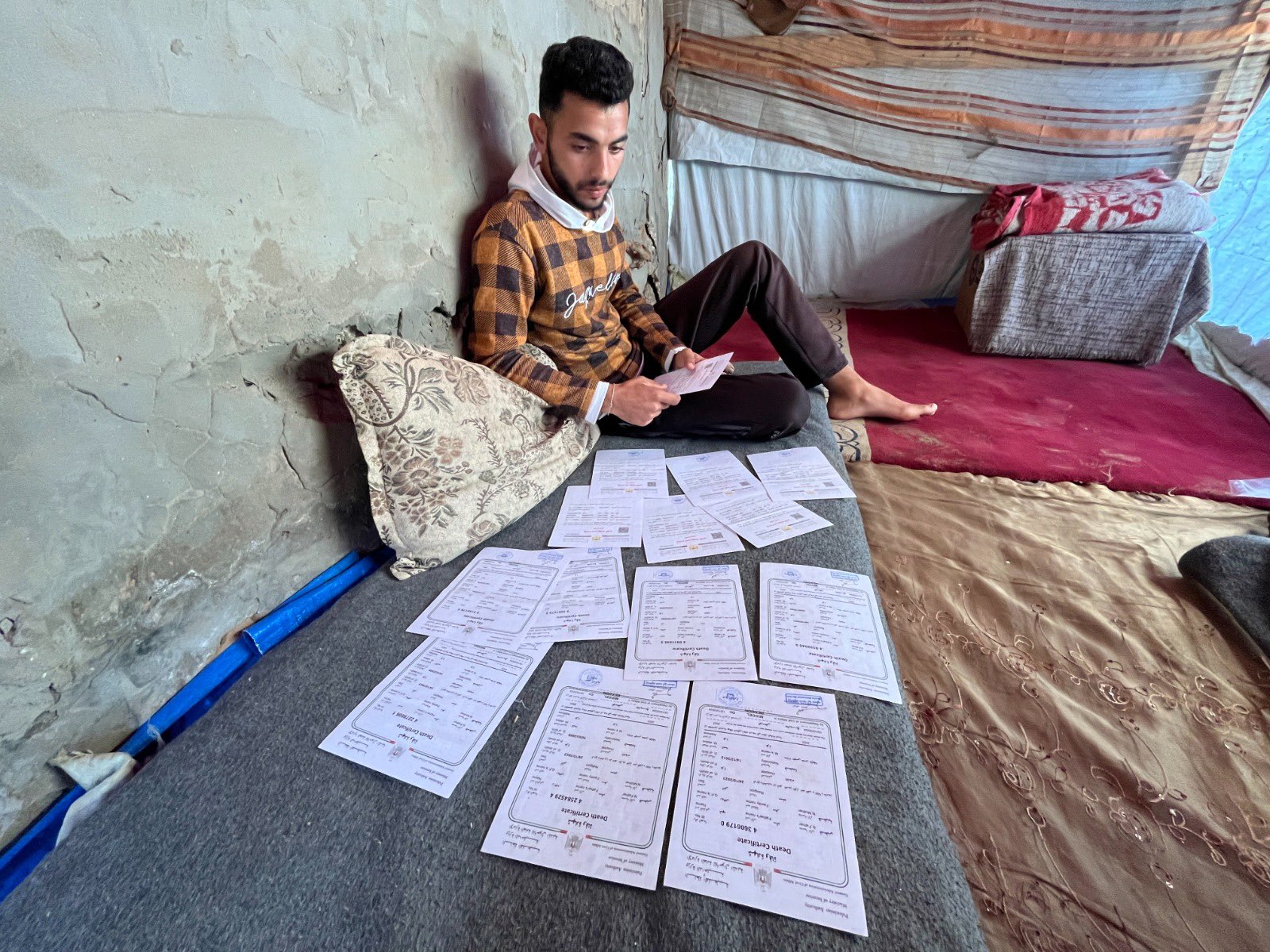Gaza bombing survivor autism symptoms after family killed